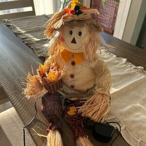 Charming Scarecrow Fall Decor - color changing